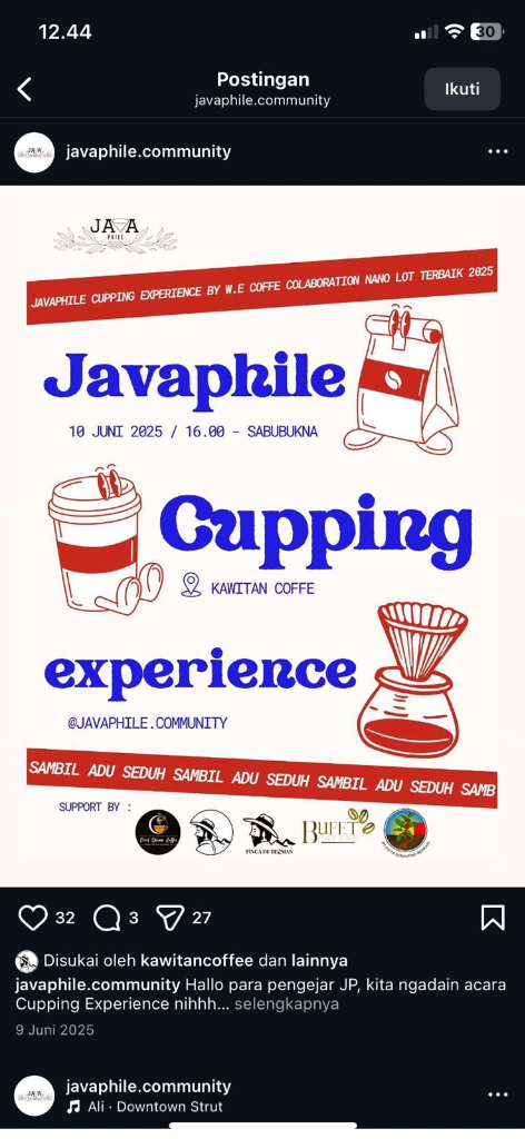 Javaphile Cupping Experience